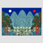 모모픽스페인팅 물감3배 모모픽스페인팅 특 대형 사이즈 60x75 diy 명화그리기 큰 글씨 그리기 편한 유화 물감 색칠 페인팅 세트 WP21 일월... 