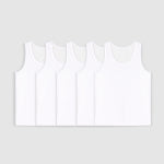 유니프랜드 유니패밀리 남성용 순면 백물런닝 5매 95호 M