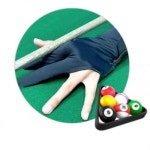 당구 오른손 장갑 세손 손가락 왼손