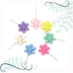 토이앤스티치 플라워 바늘 도우미 1봉-5개 십자수 프랑스자수 퀼트 수예용 플라워바늘도우미-1봉지5개