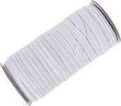 재봉 DIY 프로젝트를 위한 Abbawu 70야드 탄성 밴드 3 8 너비 신축성 코드 3 8 Inch