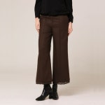 손정완 데일리룩 레이스 배색 팬츠 ZDL5405