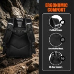 미람락스 드라이백 방수 백팩 30L 전술 카약 하이킹 보트 패들 탑승 낚시 여행 남성 여성용 플로팅