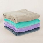 부드러운 고밀도 기모 사무실 플란넬 보온 무릎담요