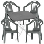 CP 플라스틱 에덴 의자 사각 테이블 세트 포차 포장마차 탁자 편의점 야외 학교