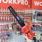 워크프로 워크프로 충전 대포 송풍기세트 20V 4 0ah 낙엽 제설 세차 청소 눈치우는 에어건 394007