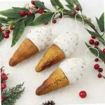 도토로 쿠키마을 트리 오너먼트 3p세트 아이스크림