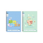 스프링 초등 쓰기 노트 공책 10칸 초등학생 쓰기 공책 노트 한글 저학년 남 10개 1세트 랜덤