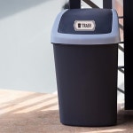 진전홍 4팩 재활용 쓰레기 데칼 로고 심볼 쓰레기통용 방수 비닐 쓰레기통