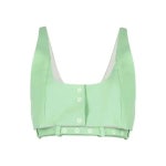 GANNI 가니 여성 그린 반팔 티셔츠 144938696