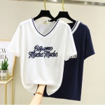 더블제이플러스 여성용 반팔 티셔츠 J0586