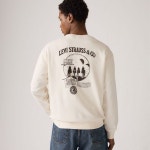 리바이스 릴렉스 그래픽 크루넥 스웻셔츠 387120377