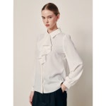 지고트 러플 포인트 블라우스 JS3A0BLP21