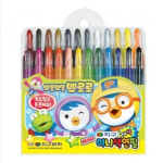 지구화학 미니샤프식색연필 뽀로로 24색