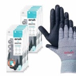 안전 코팅장갑 10매 공구장갑 코팅목장갑 안전장 소S 오런775x10