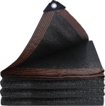 90 그늘 천 5 x 10피트 강화 그로밋 내구성이 뛰어난 온실용 내구성 정원 그늘막 커버 선쉐이드 야외 파티오 퍼골라 치킨 쿱 식물