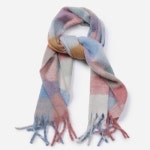 써스데이아일랜드 체크 롱 머플러 t248asf239