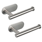 2 PCS 화장지 홀더 프리미엄 SUS304 스테인리스 스틸 녹 방지 벽 화장지 롤 홀더 욕실 세면실 주방용 드릴링 화장지 홀더