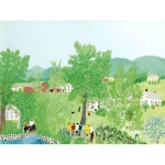 A801모지스-케임브리지 밸리- 아트포스터 인화지 패브릭 캔버스천 그림출력 컨템포라리풍경 케이아트K-ART 3폴리에스터캔버스천