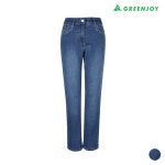 그린조이 그린조이 여성 앞포켓포인트 기본핏 데님 팬츠