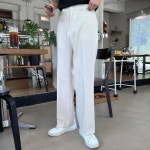 아레스 아레스 업 UP 소프트 와이드 스판 슬랙스