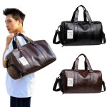 남자 가죽 보스턴백 여행용 가방 운동 헬스