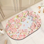 뚱이모네 돈들어오는 해바라기 벚꽃 빨아쓰는규조토 발매트 2p 벚꽃 벚꽃 40 60