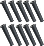 코드 부트 프로텍터 FMHXG 10PCS PVC 스트레인 릴 케이블 슬리브 호스 고무