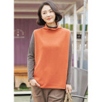 조이마담 터들넥 니트 베스트 J3276