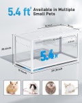BUCATSTATE 햄스터 케이지 3 0 금속 대형 쥐 스태커블 탑 액세스 이지 조립 39 3L x 19 7W 20 6H