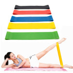 원형 블랙- 라텍스 요가밴드 스트레칭 필라테스 탄력