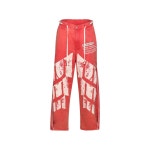 프린트 팬츠 레드계열 화이트계열 Waist in 36 RRR123 MTWMPA64