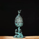 보산 백제 금동대향로 복제 청동 향로 인테리어 소품 공예품 청동 백제 보산 향로