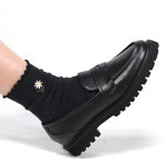 허시파피 허쉬파피 Hush Puppies 여성용 천연소가죽 굽 페니 로퍼 데일리 단화 r 경산 230 431NC