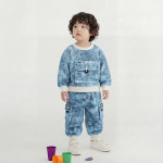 몽실이 앞포켓 워싱 상하복 아동 어린이 남아 스트릿 힙합 가을 봄 외출복 상하세트 형제룩 110