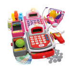 슈퍼 계산대 주방 h37 안녕자두야 계산 소꿉 놀이 마트 jd-2001 빅 마이크