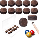 모젯 렌즈 당구장 큐 팁 수영장 스누커 보관함이 스틱 교체 10pcs