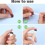 모젯 렌즈 당구장 큐 팁 수영장 스누커 보관함이 스틱 교체 10pcs