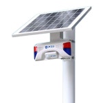 태양광 방수 경보기 모델 충전 야외 음성안내기 현장 움직임 프롬프터 건설 안전