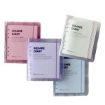 금산 스퀘어 다이어리 A6 기록노트 스케 03 오로라