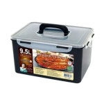 쌀보관용기 직사각 51호 초코 밀폐용기 9 5L