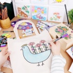 부엉이에코 미술놀이 에코백만들기 가방색칠하기 가방컬러링 가방컬러링도안 가방컬러링세트 공예가방컬러