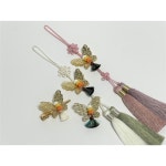 라라금나비 한복노리개 아동한복노리개 보자기 키링 장식 분홍노리개