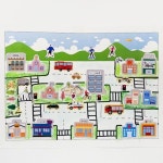 6-10세 우리동네 기관 건물 탐방 색칠꾸미기 소개활동지 5p 창의력놀이 기념품