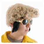 엘비스가발 곱슬금 파티 장기자랑 노래방분장 가수가 행사가 변장소품 용가 금가발