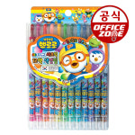 오피스존 오피스존 지구화학 뽀로로 색연필 12색 샤프식 컬러링 색칠놀이 지구