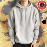 1 1 루즈핏 남녀공용 메이드바이 무지 기모 후드티 L 95