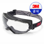 3M 3M 3M SGAF 보안경 투명렌즈 프리미엄 고글 안경사용가능 김서림 자외선차단 밴드형 투명 6개 GG6001