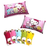젠키즈 헬로키티 베개 30x50 멍멍 유아 메밀베개 강아지-레드