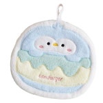 푸트로랩 애니멀 햄버거 핸드 타월 BlueColor 2개